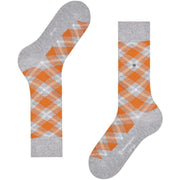 Calcetines de tartán Burlington - Gris jaspeado