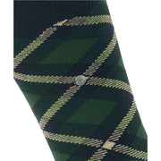 Calcetines Burlington Tartan - Azul Marino