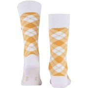 Calcetines de tartán Burlington - Blanco