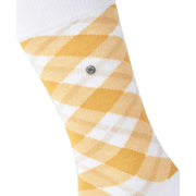 Calcetines de tartán Burlington - Blanco