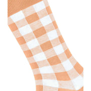 Calcetines Burlington Vichy - Naranja Melocotón