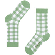 Calcetines Burlington Vichy - Verde Tranquilo