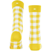 Calcetines Burlington Vichy - Amarillo Atardecer