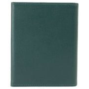 Byron and Brown Folding Nappa Leather 3 Fold 5 x 3.5 Travel Frame - Green