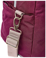 Bolso de viaje Roka Gatwick mediano de lona reciclada - Rojo lacado cereza