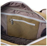 Bolso de viaje Roka Gatwick mediano de lona reciclada - Marrón spray de mar