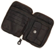 Campomaggi Monedero Siena Flower Stud - Verde Militar