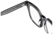MessyWeekend Ozzy Gafas de lectura con luz azul - Transparente/Gris ceniza