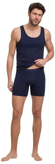 Falke Daily Comfort - Pack de 2 calzoncillos de pierna larga - Midnight Navy