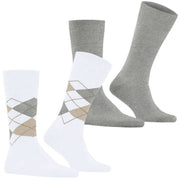burlington-everyday-mix-2-pack-socks---whitegreybeige-34329643