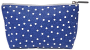 Roka Maida Vale Bolso pequeño de lona de algodón - Navy Polka Dot
