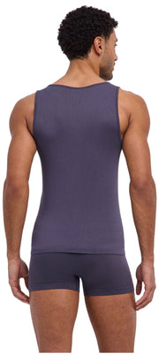 Camiseta musculosa sin costuras Falke Daily - Gris carbón