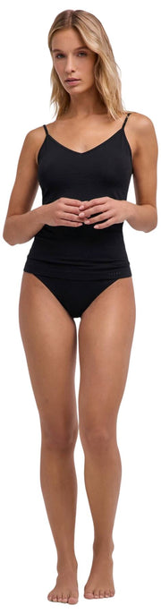 Falke Daily Top Espagueti Sin Costuras - Negro
