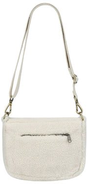 Hindbag Margault Teddy Bolso De Hombro - Blanco Ártico
