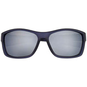 CAT Angled Rectangular Wrap Sunglasses - Blue