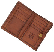Monedero tejido Campomaggi Pisa Ornella - Cognac Tan