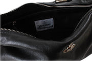Vivienne Westwood Bolso de hombro Emma de piel flexible - Negro