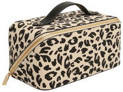 Maleta de tren con estampado animal de Alice Wheeler London - Leopardo claro/Negro