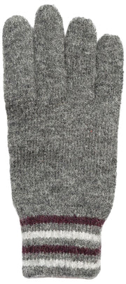 Guantes de punto acanalado Dents Salcombe - Gris carbón