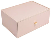 Organizador de maquillaje Stackers Supersize con cajón profundo - Rubor/Dorado