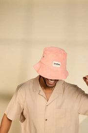 Gorro de pescador Hindbag Bob Terry - Coral Pink