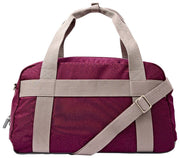 Bolso de viaje Roka Gatwick mediano de lona reciclada - Rojo lacado cereza