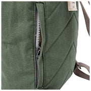 Mochila Roka Hampton pequeña de lona de algodón - Willow Green