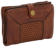 Monedero tejido Campomaggi Pisa Ornella - Cognac Tan