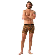 Comfyballs Cotton Long Boxer - Leopard Yellow