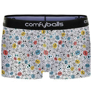 Comfyballs Cotton Regular Boxer - Smiley White