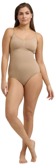 Braguita moldeadora de talle alto Falke Smart Support - Camel Beige