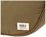 Bolso bandolera Roka Farringdon Taslon - Marrón musgo
