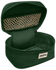 Hindbag Gaspard Vanity Bag - Terciopelo Verde Pino