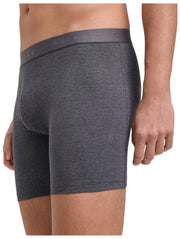 Falke Daily Comfort - Pack de 2 calzoncillos de pierna larga - Dark Grey Heather