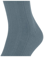 Calcetines hasta la rodilla Falke Lhasa Rib - Monument Blue