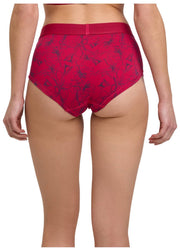 Falke Daily Comfort Print - Pack de 2 calzoncillos hipster - Negro/Rojo