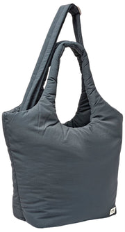 Bolso de hombro Roka Oxford mediano Taslon - Gris Cuervo