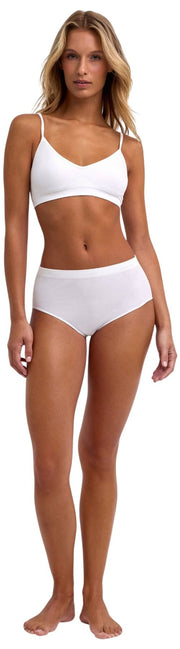 Bralette tipo corpiño sin costuras Daily de Falke - Blanco