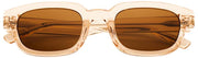 MessyWeekend Bruce Gafas de lectura de sol con luz azul - Marrón/Beige melocotón