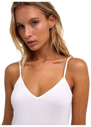 Falke Daily Top Spaghetti Sin Costuras - Blanco