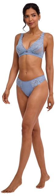 Tanga Falke Delicate Touch - Azul Acero