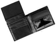 Cartera plegable Dents Itchen Coin - Negro