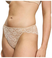 Triumph Amourette Braguitas Tai de pernera alta - Beige piel