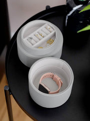 Caja para joyas junto a la cama Stackers - Gris guijarro