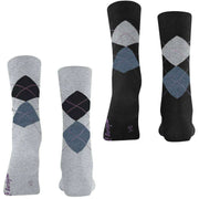 burlington-everyday-argyle-2-pack-socks---heather-grey-34597973