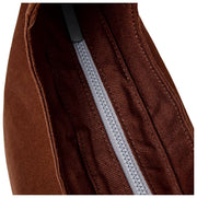 Bolso de hombro grande de lona de algodón Roka Hoxton - Lindt Brown