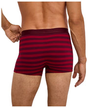 Calzoncillo bóxer Falke Daily Comfort a rayas - Borgoña
