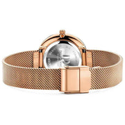 Reloj de pulsera Amelia de diseño danés - Ripple Choco Brown