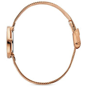 Reloj de pulsera Amelia de diseño danés - Ripple Choco Brown