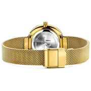 Reloj de pulsera Amelia de diseño danés - Oro ondulado